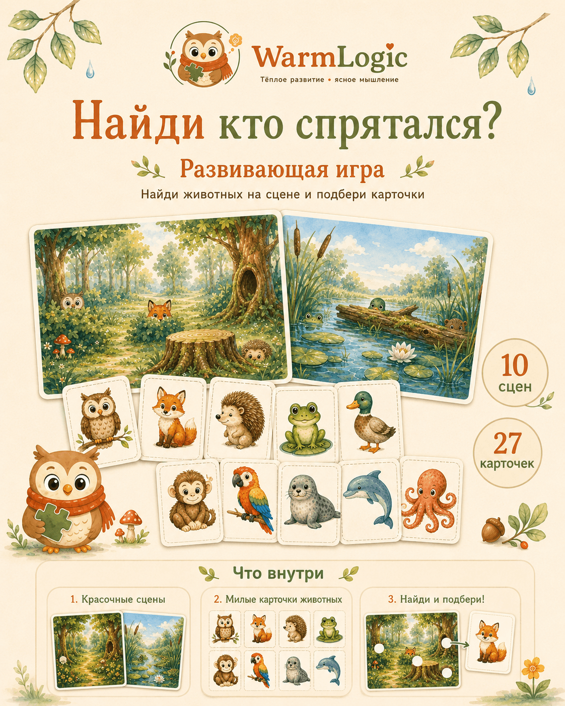 Найди кто спрятался?